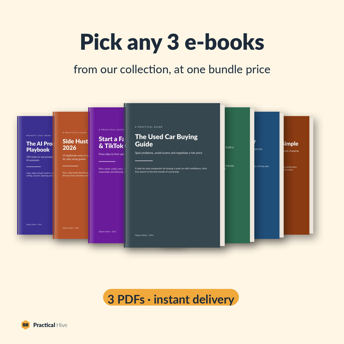 E-Book Bundle: Any 3 Titles