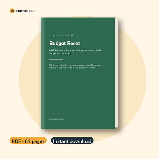 Budget Reset: 30-Day Money Plan