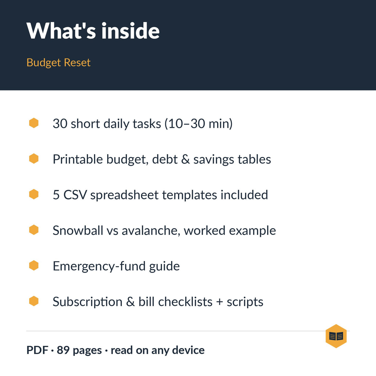Budget Reset: 30-Day Money Plan
